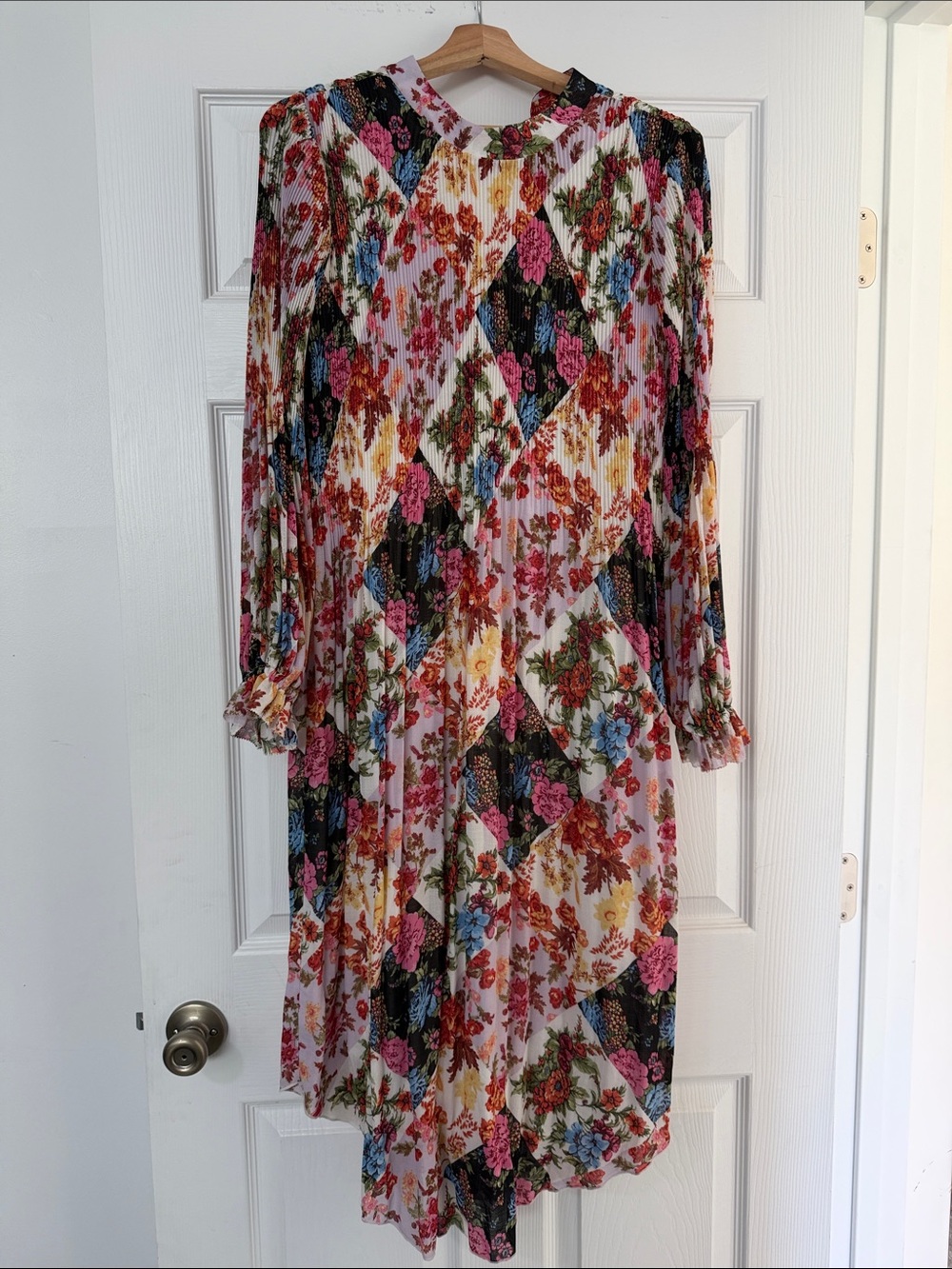 Anthropologie maxi floral xs